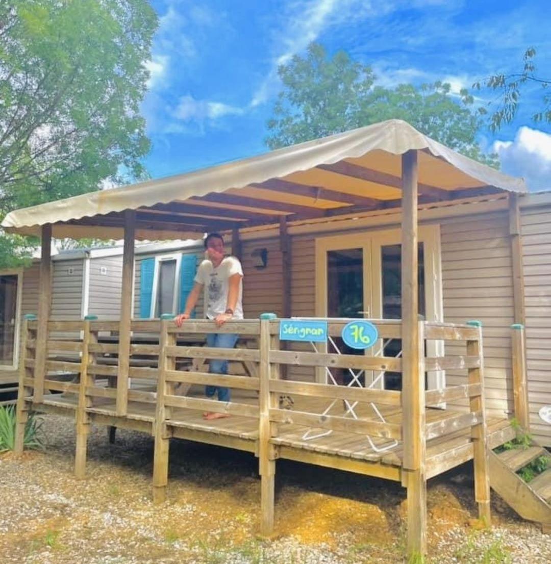 Camping Paradis Family Les Rives De L'Herault ジニャック エクステリア 写真