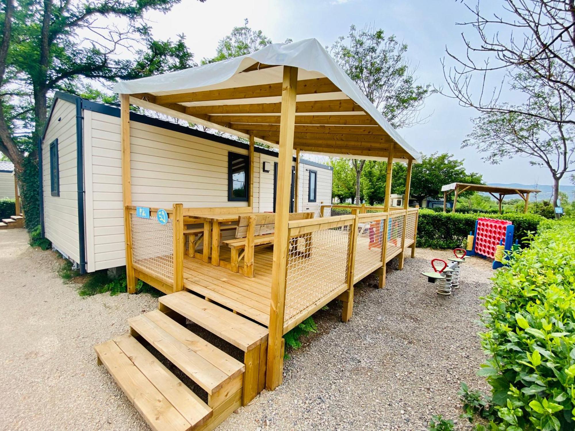 Camping Paradis Family Les Rives De L'Herault ジニャック エクステリア 写真